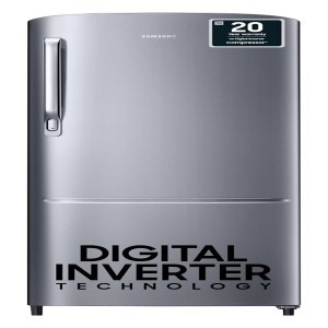 Samsung 183 L, 3 Star, Digital Inverter, Direct-Cool Single Door Refrigerator (RR20C1723S8/HL, Silver, Elegant Inox, 2023 Model)