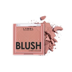 Lamel- Blush cheek colour 403- Coral|Richly pigmented | Matte finish | Soft, silky texture |Blends easily |Universally flattering shades |3.8gm