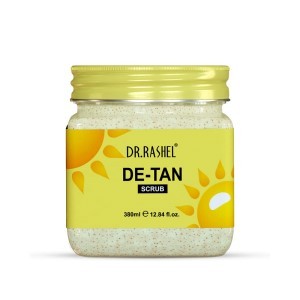 De-Tan Scrub For Face & Body (380 Ml) | Revitalizing Tan Removal Scrub | Cleanser Scrub For Deep Exfoliation | Dead Skin Remover Scrub | Blackhead Remover Scrub | Skin Brightening Lightening