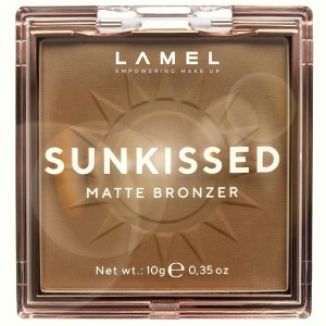 Lamel- Sunkissed Matte Bronzer- №401 -Bronze| Non-Shimmer| Long Lasting | Non-Greasy Bronzing Makeup Formula | Matte Finish | Natural Tan Skin |10 gm